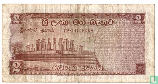 Ceylon 2 roupies 1964 - Image 2