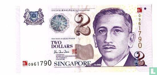 Singapour 2 Dollars (Millennium edition) - Image 1