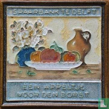 Spaarbank te Delft   Een appeltje voor den dorst