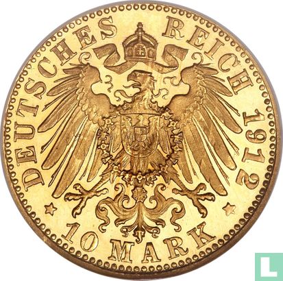 Württemberg 10 Mark 1912 - Bild 1
