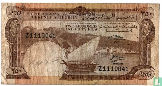 Yemen (Democratic Republic of) 250 fils 1965 - Image 1