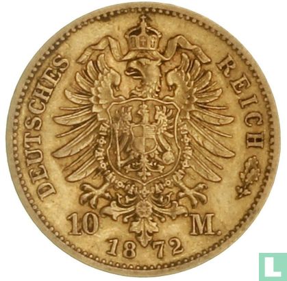 Pruisen 10 mark 1872 (C) - Afbeelding 1