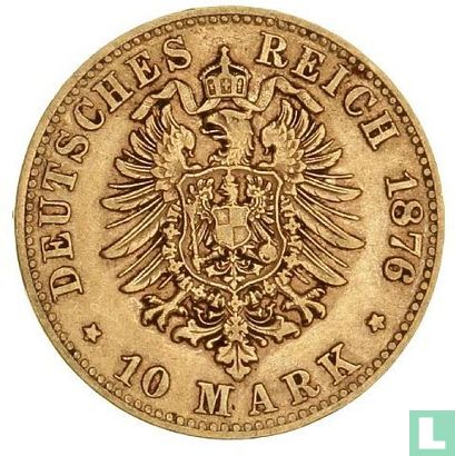Wurtemberg 10 mark 1876 - Image 1