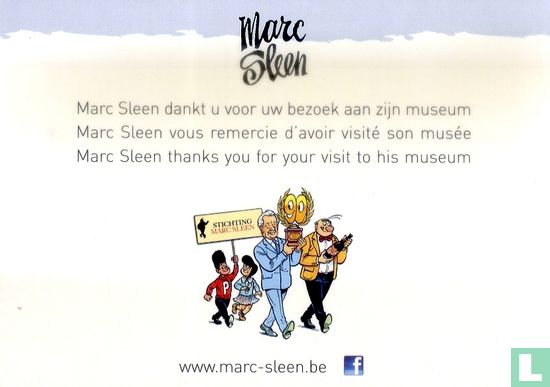 Bedankkaartje Marc Sleen Museum - Image 2