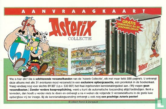 Asterix - Aanvraagkaart  - Image 1