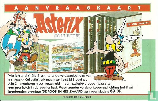 Asterix - Inschrijvingskaart - Image 1