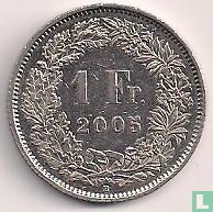 Zwitserland 1 franc 2005 - Afbeelding 1