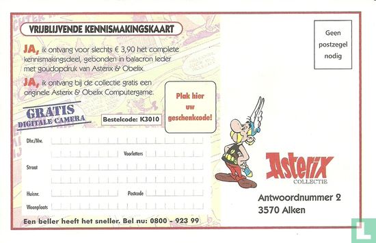 Asterix - Inschrijvingskaart - Image 2