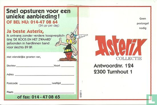 Asterix - Aanvraagkaart - Image 2