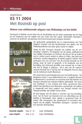 Rosinski - Met Rosinski op post