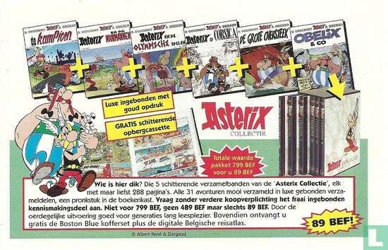 Asterix - Inschrijvingskaart  - Image 1