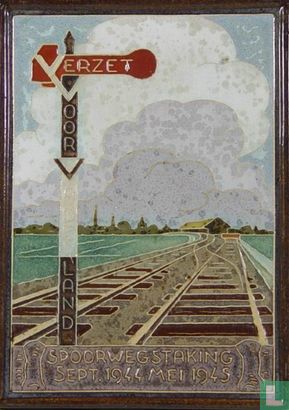 Verzet voor Vaderland  Spoorwegstaking  Sept. 1944-Mei 1945 - Bild 1