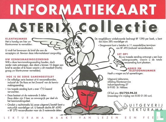 Asterix - Informatiekaart