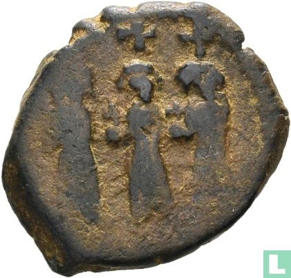 Heraclius 610-641, AE Follis Cyzicus - Afbeelding 1