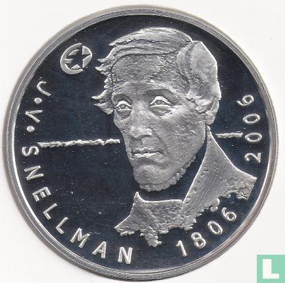 Finland 10 euro 2006 (PROOF) "200th anniversary Birth of Johan Vilhelm Snellman" - Afbeelding 1