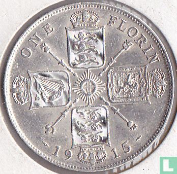 Verenigd Koninkrijk 1 florin 1915 - Afbeelding 1