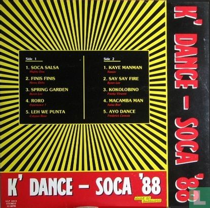 K'Dance-Soca '88 - Afbeelding 2