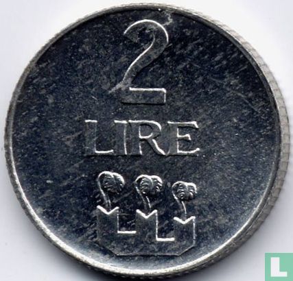 San Marino 2 lire 1972  - Afbeelding 2