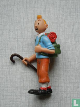 Tintin with walking stick (Varia 1)  - Image 1