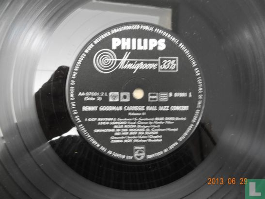 The famous 1938 Carnegie Hall Concert 2lp - Image 2
