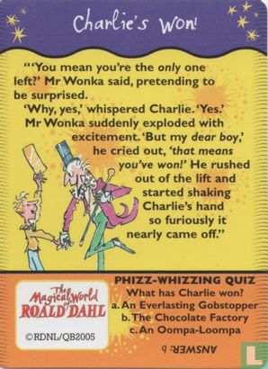 Charlie and the Chocolate Factory: Charlie's Won! - Afbeelding 2