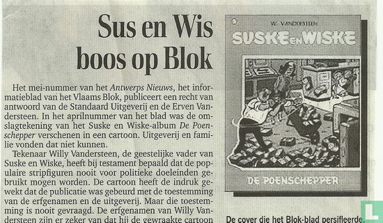 Suske en Wiske - Sus en Wis boos op Blok