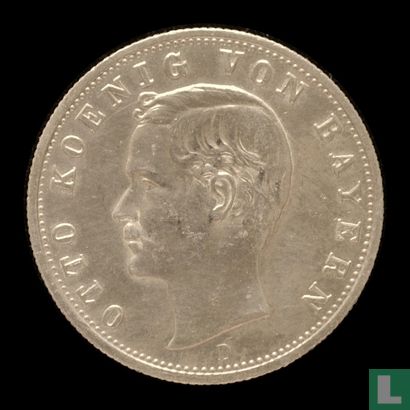 Bavaria 2 mark 1904 - Image 2