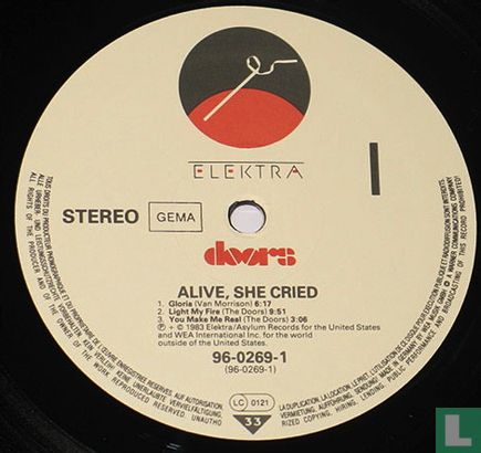 Alive She Cried - Afbeelding 3