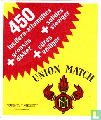 Union Match - 450 lucifers-allumettes