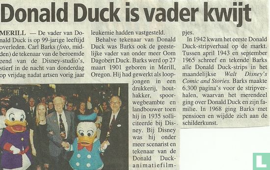 Donald Duck: Is vader kwijt