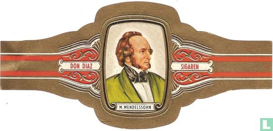 M. Mendelssohn, geboren 1729 te Dessau, overleden 1786 te Berlijn - Afbeelding 1