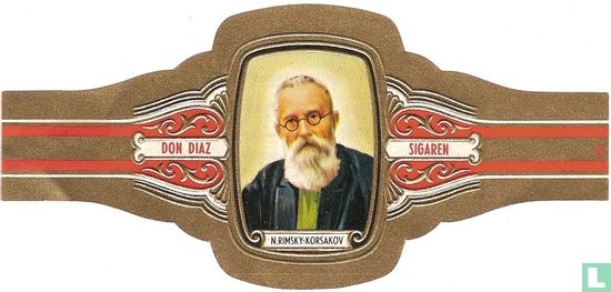 N.Rimsky-Korsakov, geboren 1844 te Tickven, overleden 1908 te St. Petersburg - Afbeelding 1