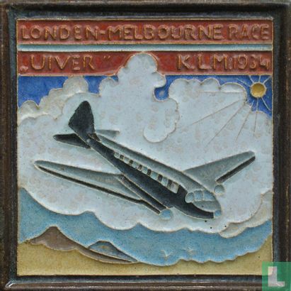 De Uiver London - Melbourne race KLM 1934