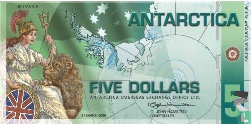 Antarctica 5 Dollars 2008 - Afbeelding 1