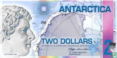 Antarctica 2 Dollars 2007 - Image 1
