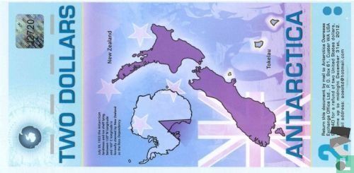 Antarctica 2 Dollars 2007 - Image 2