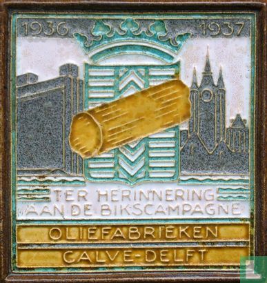 Oliefabriek Calve Delft  Ter herinnering aan de bikscampagne 1936-1937