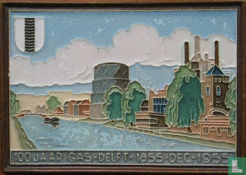 100 jaar gas Delft 1855 Delft 1955