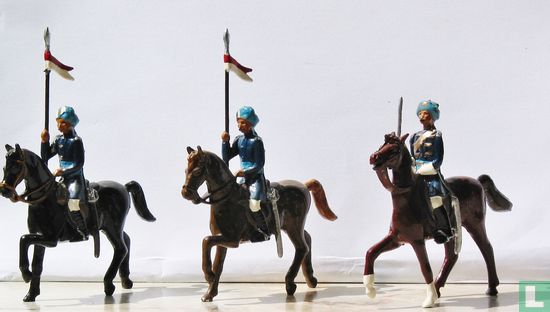 17th Bengal lancers Officer and lancers - Afbeelding 1