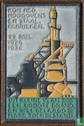 Kon.Ned.Hoogovens en Staalfabrieken 22 jan. 1924 1934 