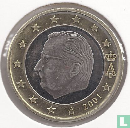 Belgique 1 euro 2001 - Image 1