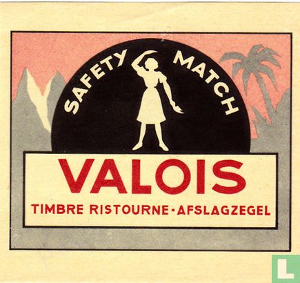 Valois timbre ristourne - afslagzegel
