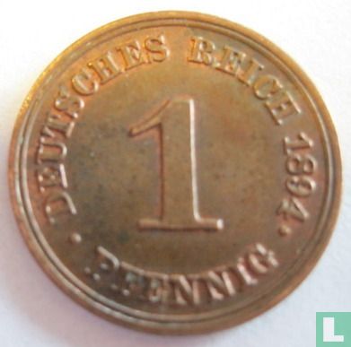Duitse Rijk 1 pfennig 1894 (E) - Afbeelding 1