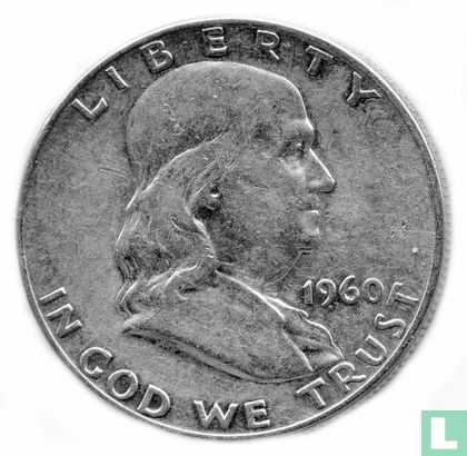 États-Unis ½ dollar 1960 (D) - Image 1
