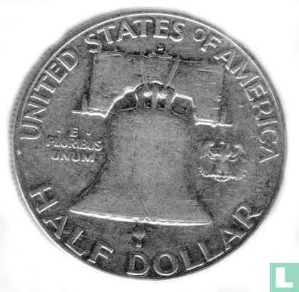 États-Unis ½ dollar 1960 (D) - Image 2