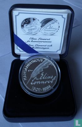 Finland 10 euro 2002 (PROOF) "200th anniversary Birth of Elias Lönnrot" - Afbeelding 3