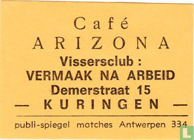 Café Arizona - Vissersclub - Afbeelding 1