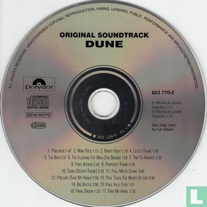 Dune™ Original Soundtrack Recording - Afbeelding 3