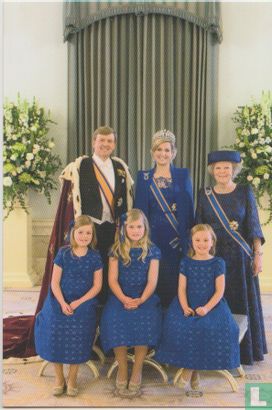 ZM Koning Willem-Alexander, HM Koningin Máxima, HKH Prinses Beatrix, HKH Amalia, Prinses van Oranje, HKH Prinses Alexia, HKH Prinses Ariane der Nederlanden - Bild 1
