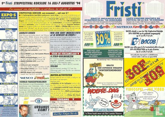 Fristi stripfestival Koksijde 1994 - Afbeelding 3